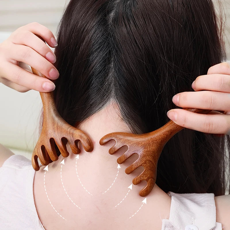 Moonlit Amber Calm Organic Cotton Unisex Scalp Massager