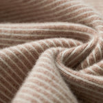 Sandy Sky Stripes Casual Wool Mens Sweater