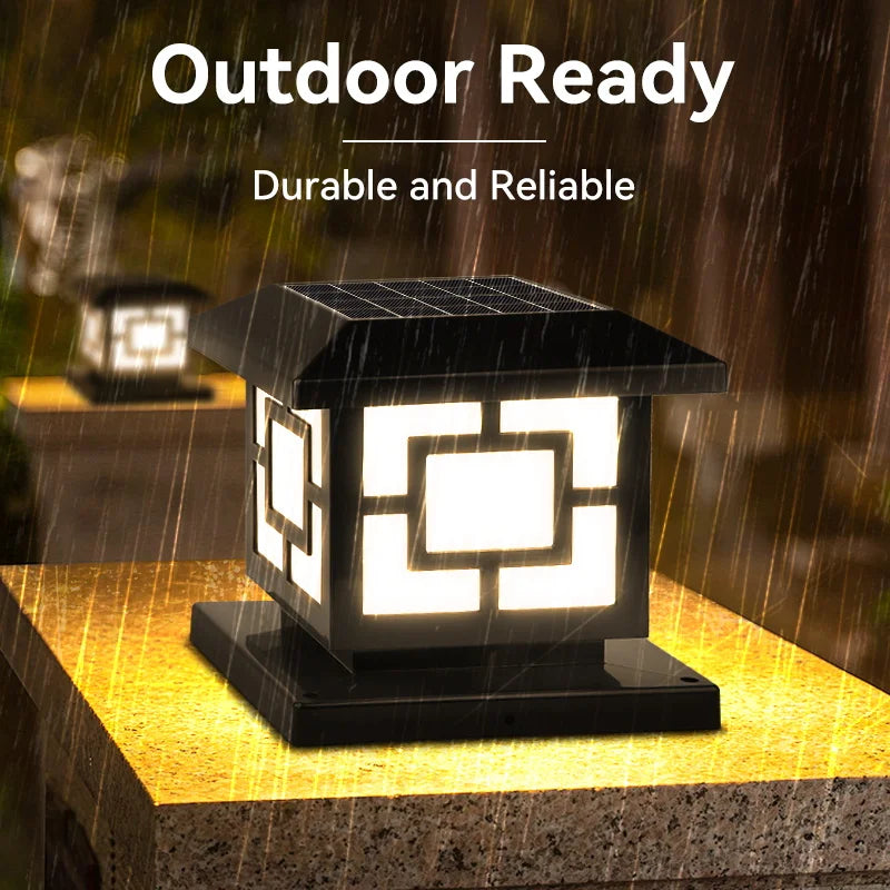 Energy Savers Waterproof Solar Powered Garden Lamp