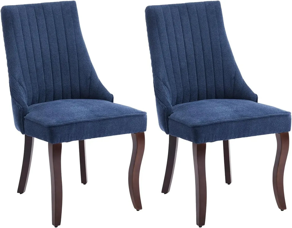Evergreen Mist Calm Linen Unisex Dining Chairs