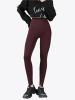 Vanilla Mocha Thick High Waist Thermal Cotton Womens Leggings