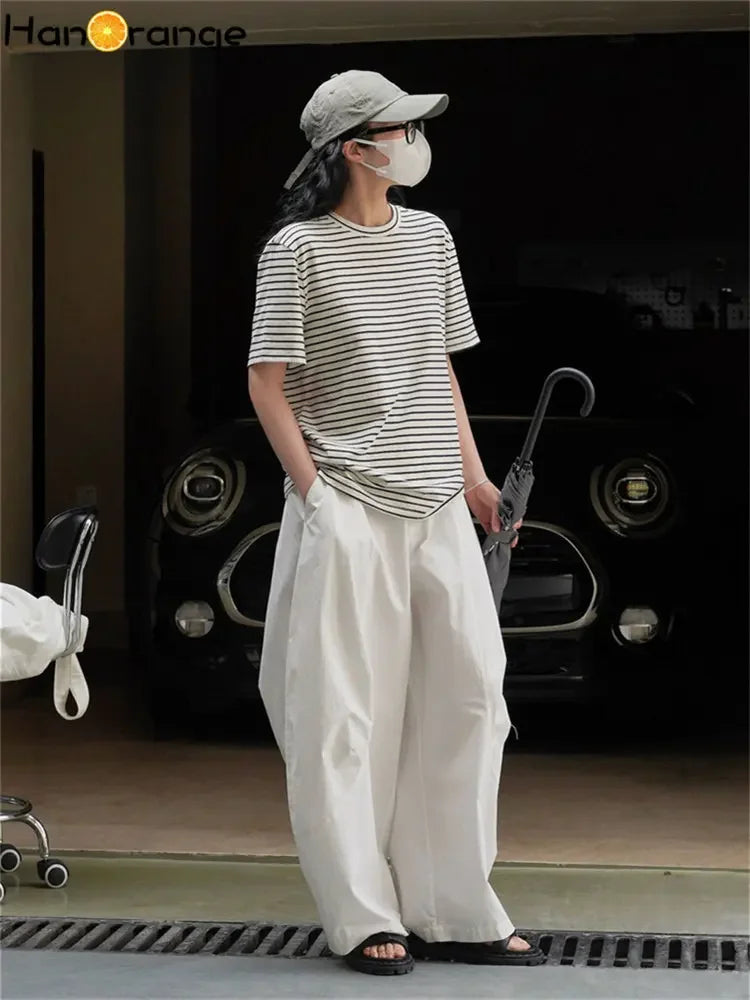 Azure Forest Stripes Womens Top