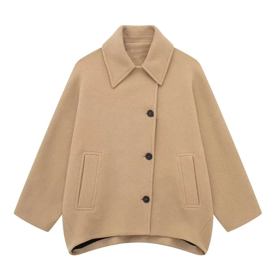 Moss Mist Office Cashmere Womens Coat