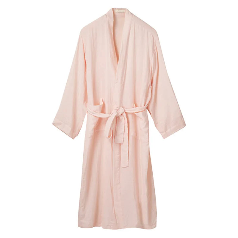 Mist Blue Sleepwear 100% Cotton Womens Robe