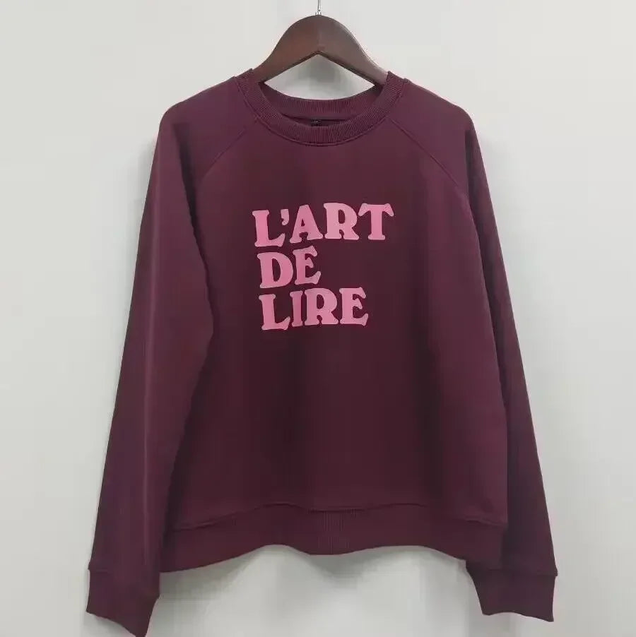 Sunset CoralCotton Womens Sweatshirt