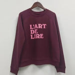 Sunset CoralCotton Womens Sweatshirt