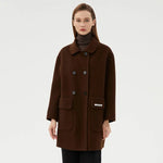 Cream Meadow Office 100% Wool Womens Coat