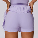 Purple Lagoon Cotton Womens Tennis Skirt