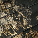 Golden Landscape 50MM Mulberry Silk Womens Skirt