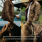 Desert Dusk Men Safari Jacket Cotton Mens Outerwear