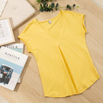 Sunset Breeze (None) Casual Cotton Womens Top