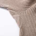 Cloudberry Mist Knit Wool Cashmere Womens Leggings