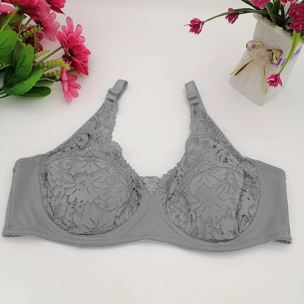 Camellia Blooms Viscose Bamboo Cotton Womens Bra