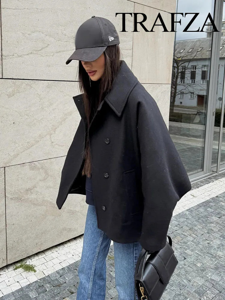 Moss Mist Office Cashmere Womens Coat