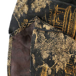 Golden Landscape 50MM Mulberry Silk Womens Skirt