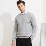 Crimson Maple Knit Mens Cashmere Sweater