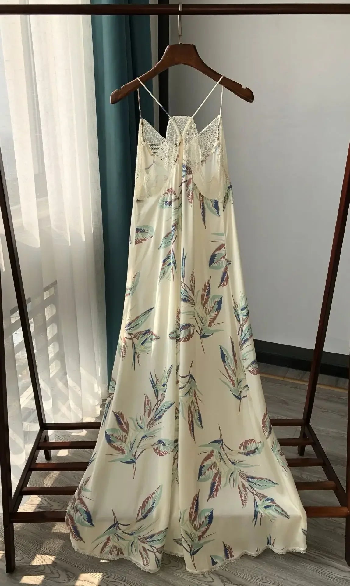 Sunset Blossom Viscose Womens Dress