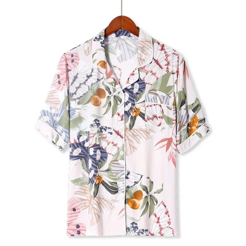 Meadow Blush Womens 100% Viscose Pajama Set