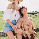 White Blossom 100% Cotton Womens Blouse