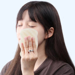 Azure Mist Soft Organic Cotton Face Cleansing Puff