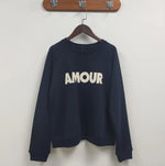 Earthy Maple Loose Womens Sweatshirts Cotton