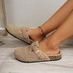 Warm Sand Cotton Mens Womens Slippers