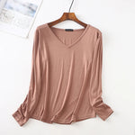 Evergreen Moss Casual Modal Womens Shirt