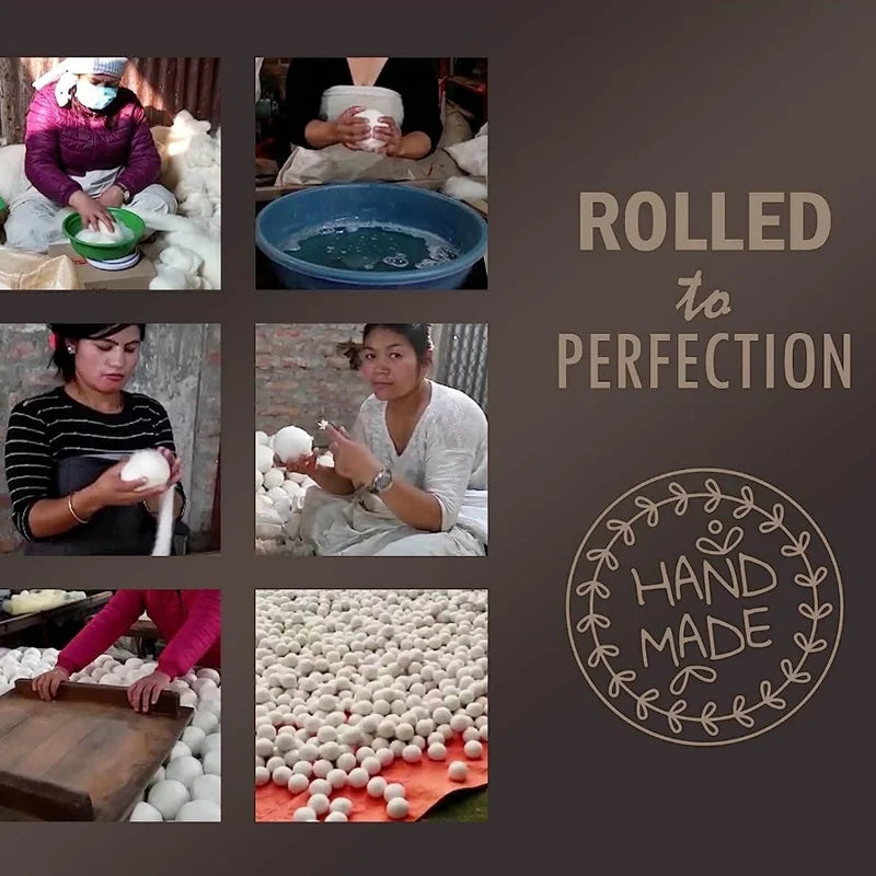 Silver Forest Solid Laundry Dryer Balls Organic Cotton Unisex