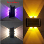 Energy Savers Outdoor LED Wall Solar Powered Garden Light