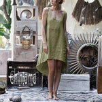 Summer Breeze Linen Viscose Womens Dress