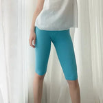 Green Grapes Activewear Knee Length Cotton Womens Leggings