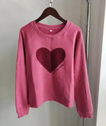 Sunset CoralCotton Womens Sweatshirt