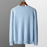 Crimson Lake Stripes Casual Cashmere Men Sweater