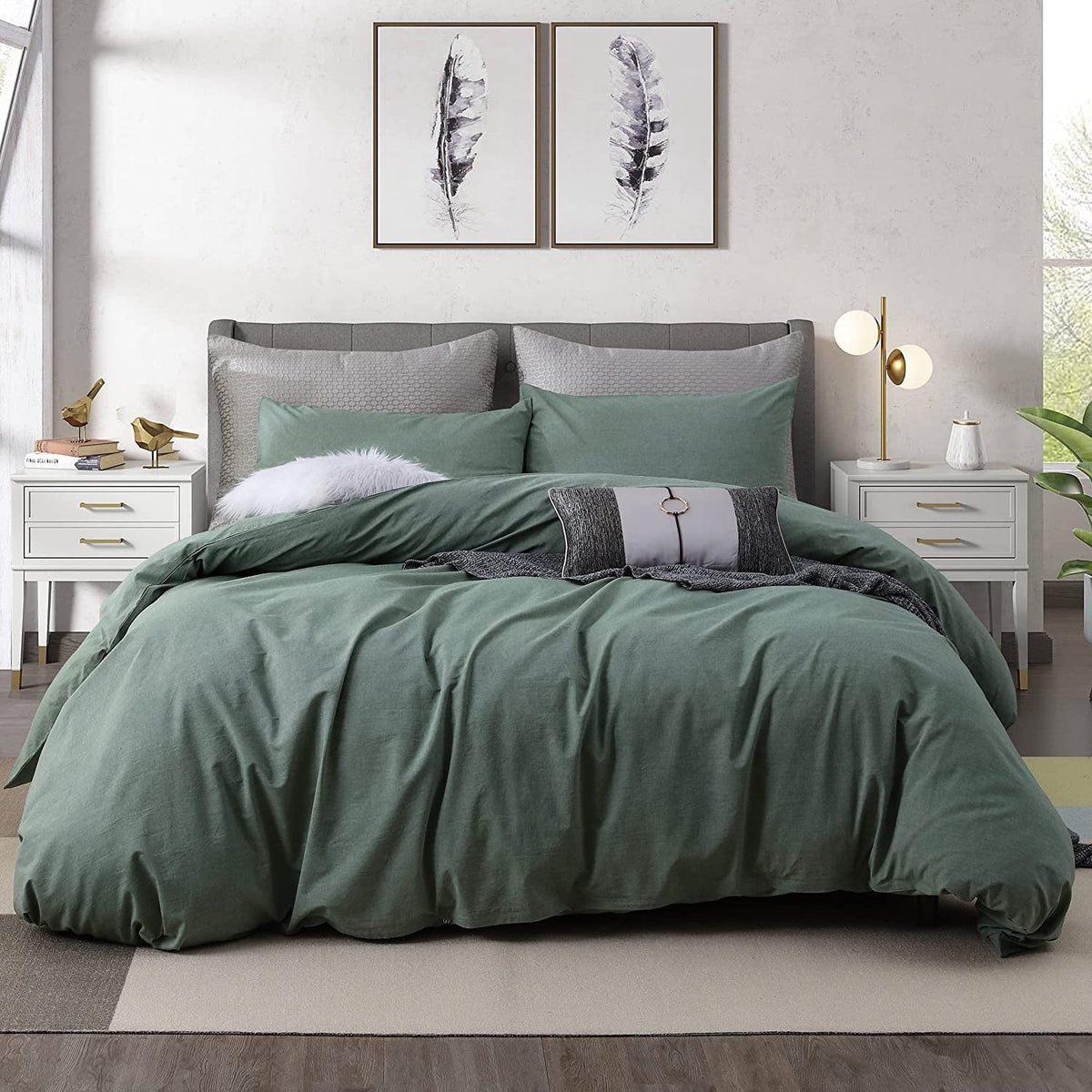 Tranquil Horizon Organic Cotton Bed Set | Hypoallergenic - Allergy Friendly - Naturally Free