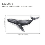 Underwater Animals DIY Vinyl Non-Toxic Decal Self Adhesive Wall Stickers | Hypoallergenic - Allergy Friendly - Naturally Free