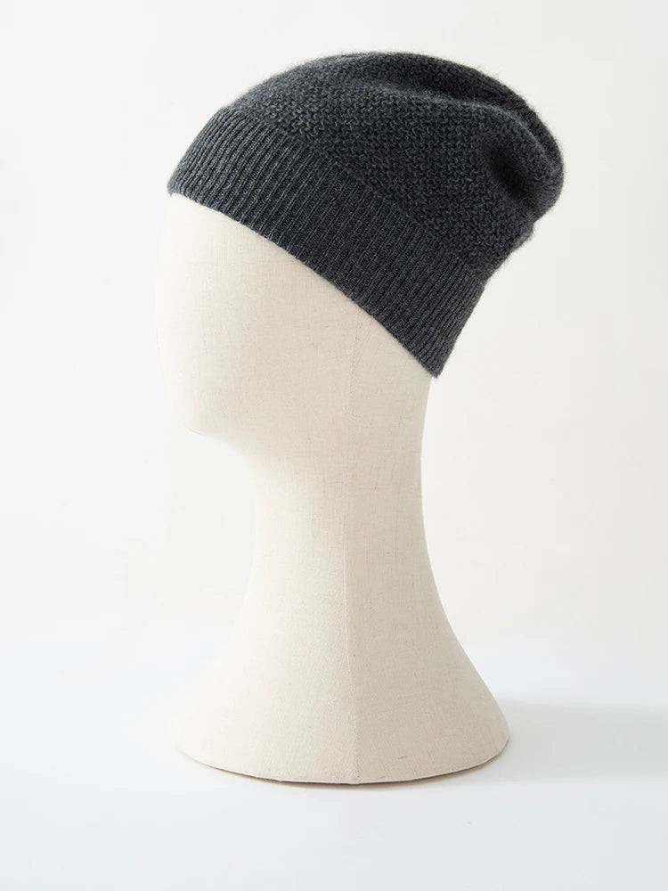 Winter Meadow Cashmere Beanie Hat | Hypoallergenic - Allergy Friendly - Naturally Free