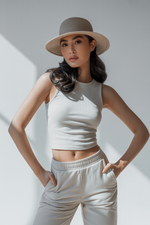 Pearl Mountain Sleeveless Camisole Cotton Womens Tank Top