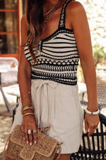 Golden Dune Viscose Linen Womens Shorts