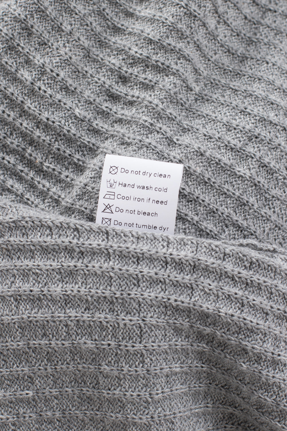 Cloudy Meadow Waffle Knit Womens Sweater