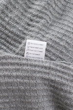 Cloudy Meadow Waffle Knit Womens Sweater