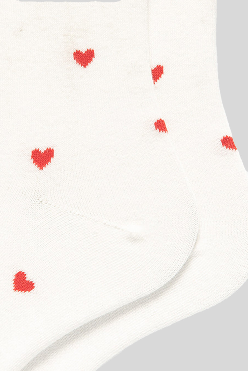 Lush Rose Hearts Lounge Cotton Womens Socks