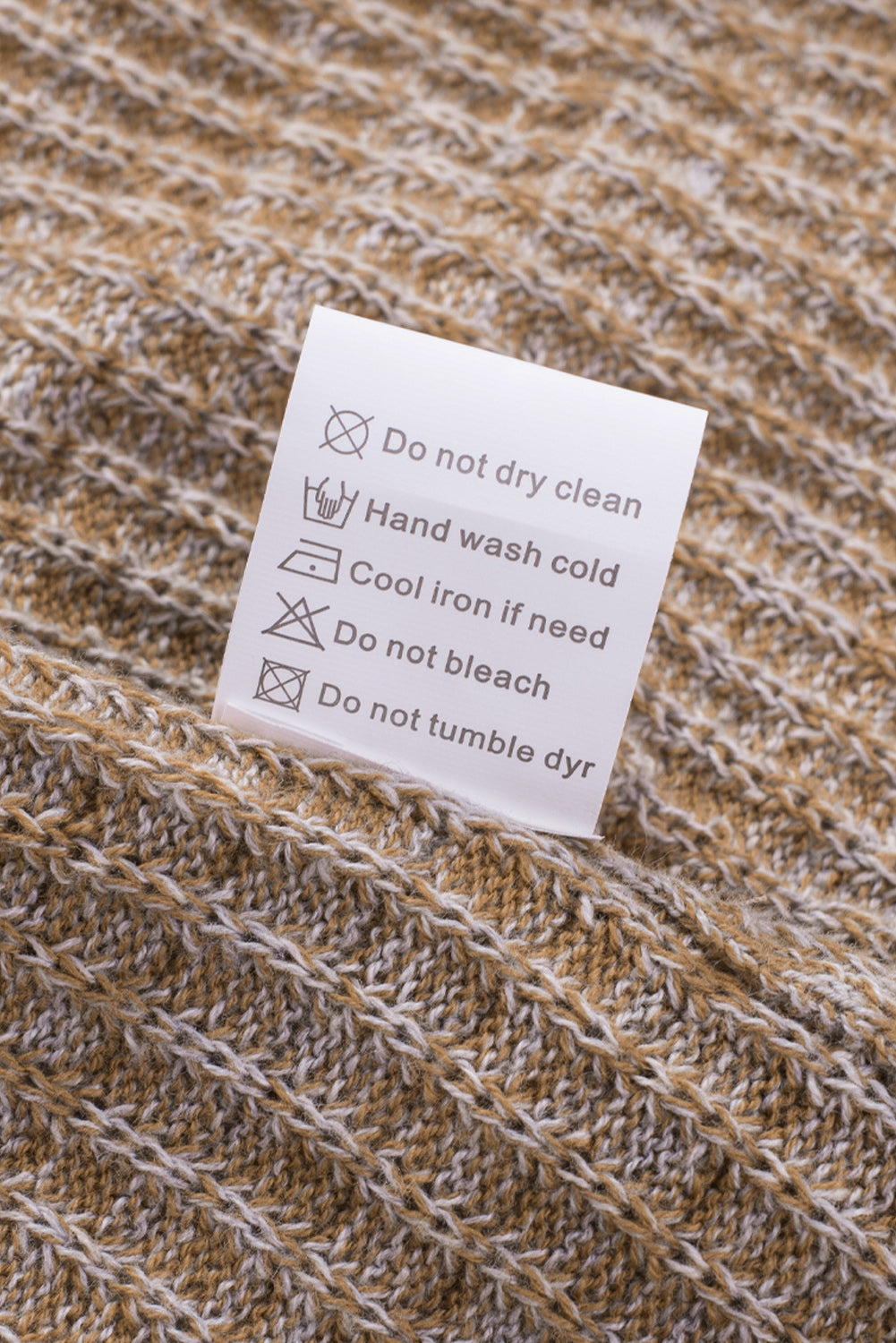 Cloudy Meadow Waffle Knit Womens Sweater