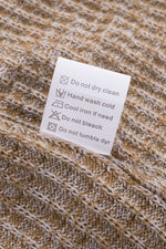 Cloudy Meadow Waffle Knit Womens Sweater