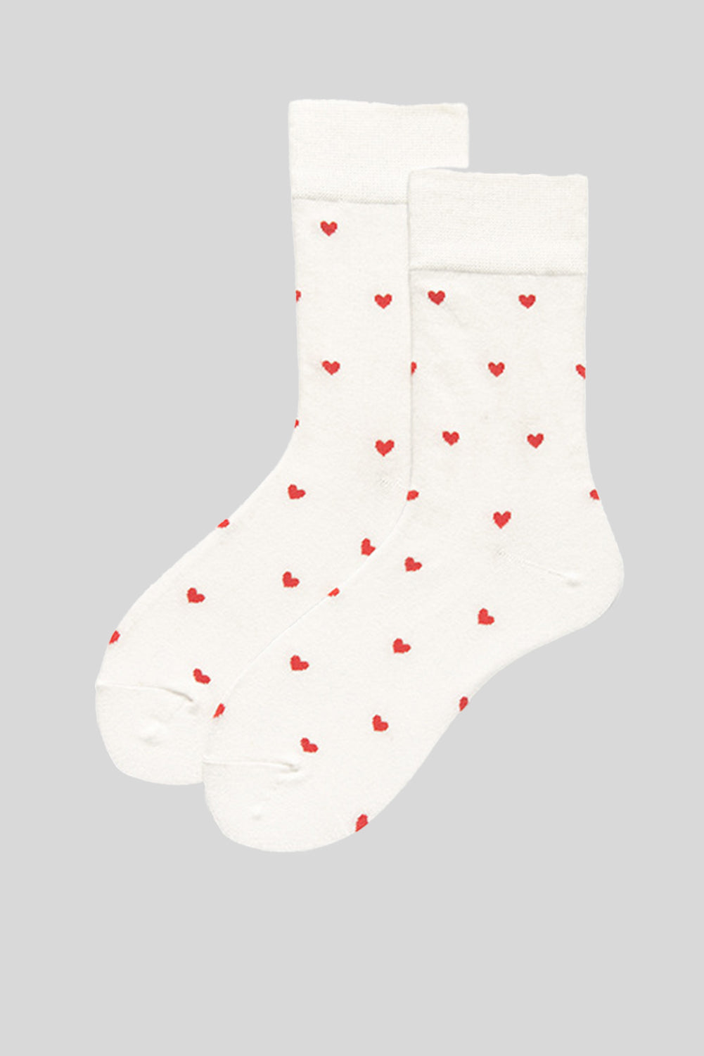 Lush Rose Hearts Lounge Cotton Womens Socks
