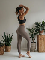 Earth Field Thick High Waist Cotton Womens Leggings