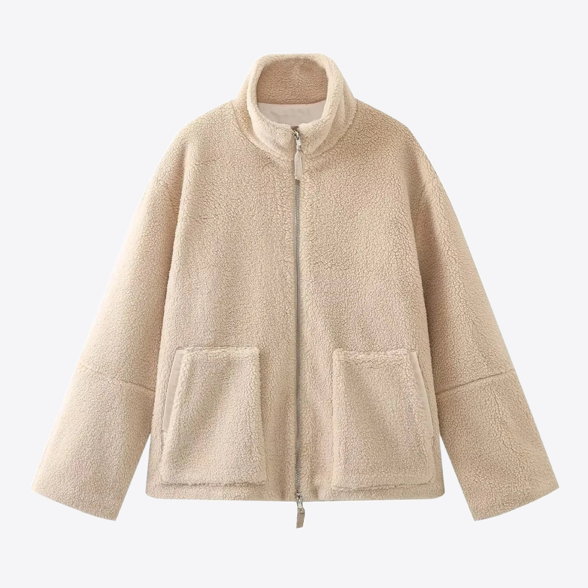 Celestial Moss Calm Women Cotton Coat
