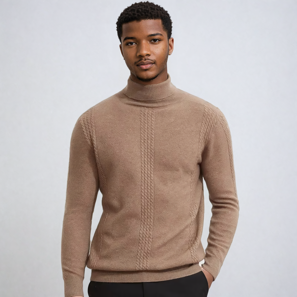 Celestial Forest Cashmere Mens Sweater