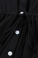 Twilight Mist Curve Womens Dress with Buttons