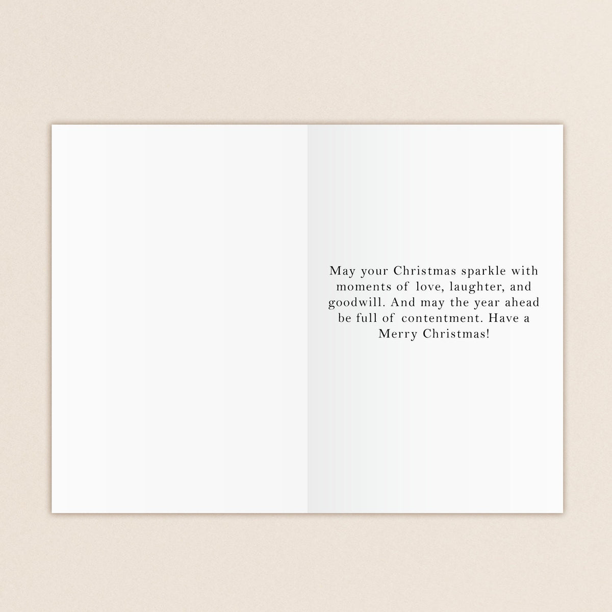 Amberwood Frost Blank Greeting Card
