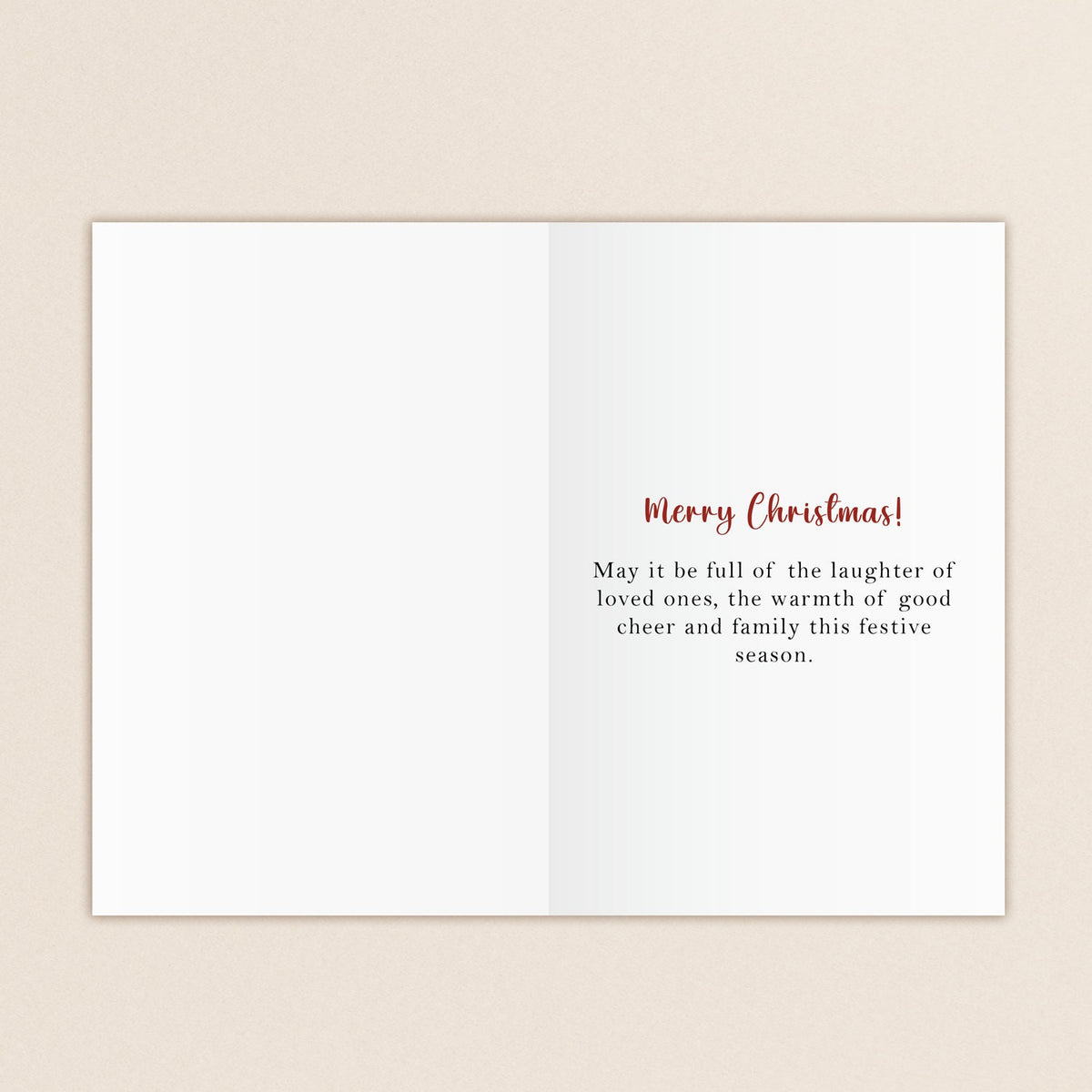 Emerald Moss Christmas African Greeting Card
